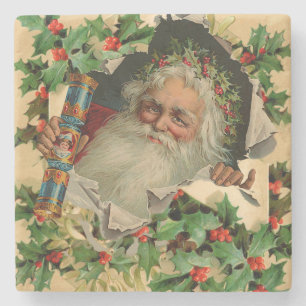 God jul Jultomten Antique Classic Stenunderlägg