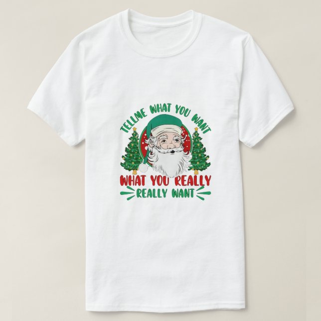 God jul Jultomten Art T Shirt (Design framsida)