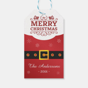 God jul Jultomten Bälte Lycklig Helgdag Presentetikett