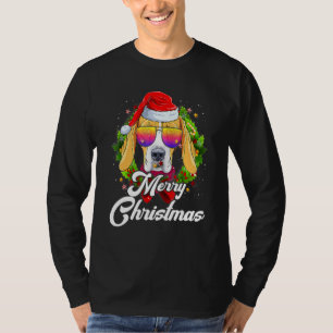 God jul Jultomten Beagle Hund Julafton-dagen T Shirt