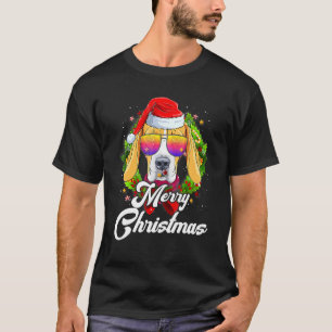 God jul Jultomten Beagle Hund Julafton-dagen T Shirt