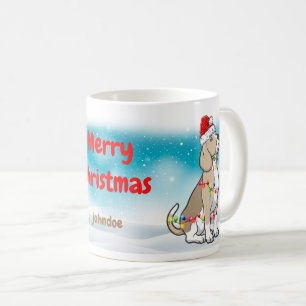 God jul Jultomten Beagle Pet Hund älskare Kaffemugg