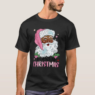 God jul Jultomten Black Afro African Ame T Shirt