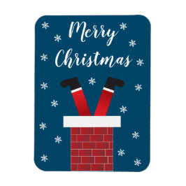 God jul Jultomten Feet Snöflingor Magnet