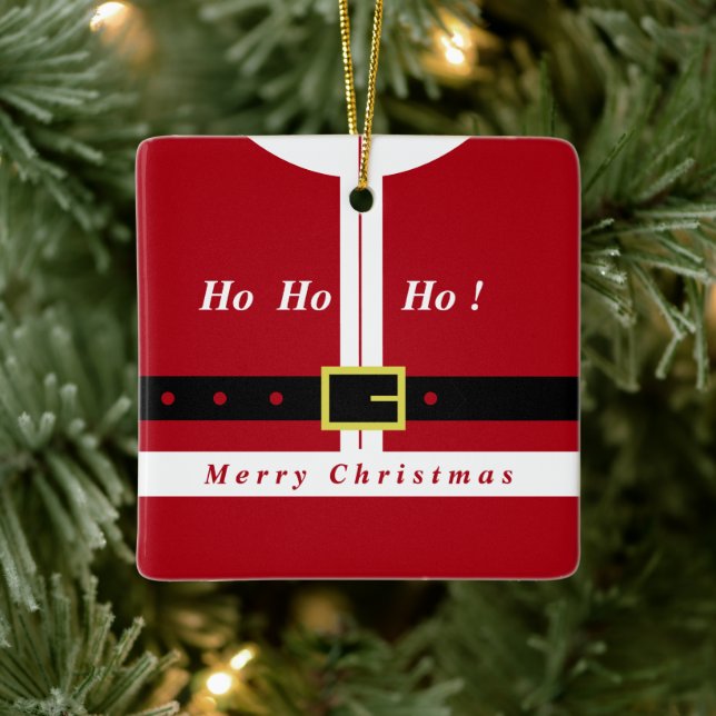 God jul - Jultomten - gåvor till alla Julgransprydnad Keramik (Träd)