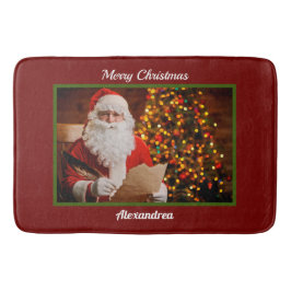 God jul Jultomten Glad helg Badrumsmatta