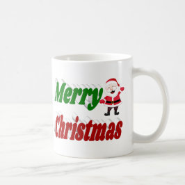 God jul Jultomten halvtypografi Kaffemugg