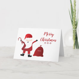 God jul Jultomten Ho Ho Ho Ho Candy cane Kort