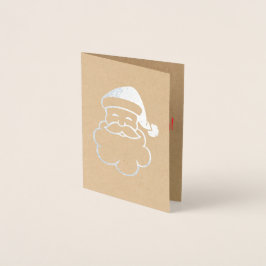God jul Jultomten Julafton-fiskekort Folierat Kort