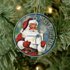 God jul Jultomten Julgransprydnad Keramik