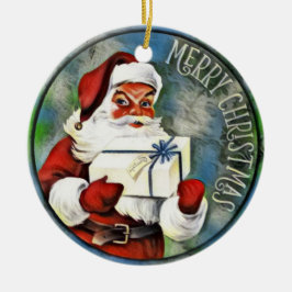 God jul Jultomten Julgransprydnad Keramik