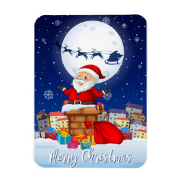 God jul Jultomten Magnet