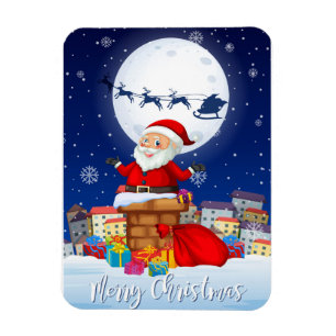 God jul Jultomten Magnet