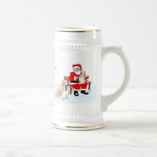 God jul - jultomten med katten och hunden sejdel