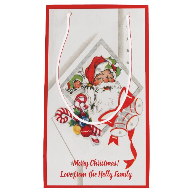 God jul, Jultomten med Polkagrisar (Framsidan)