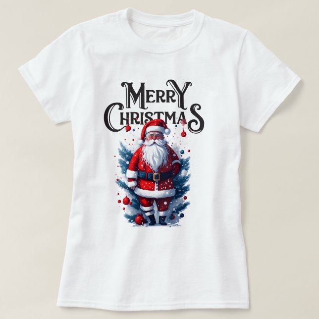 God jul Jultomten Pajama T Shirt (Design framsida)