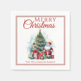 God jul Jultomten Pappersservett