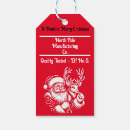 God jul, Jultomten Presentetikett
