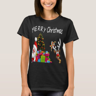 God jul jultomten Reindeer T Shirt