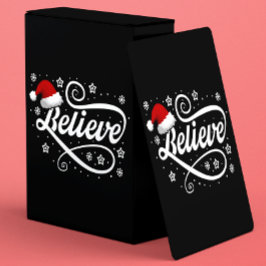 God jul, Jultomten - Santa Hat Black Casinokort