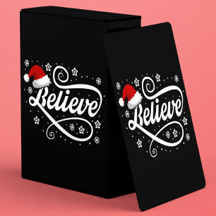 God jul, Jultomten - Santa Hat Black Casinokort