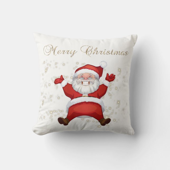 God jul,Jultomten,Sparkler,Vit Kudde (Framsida)
