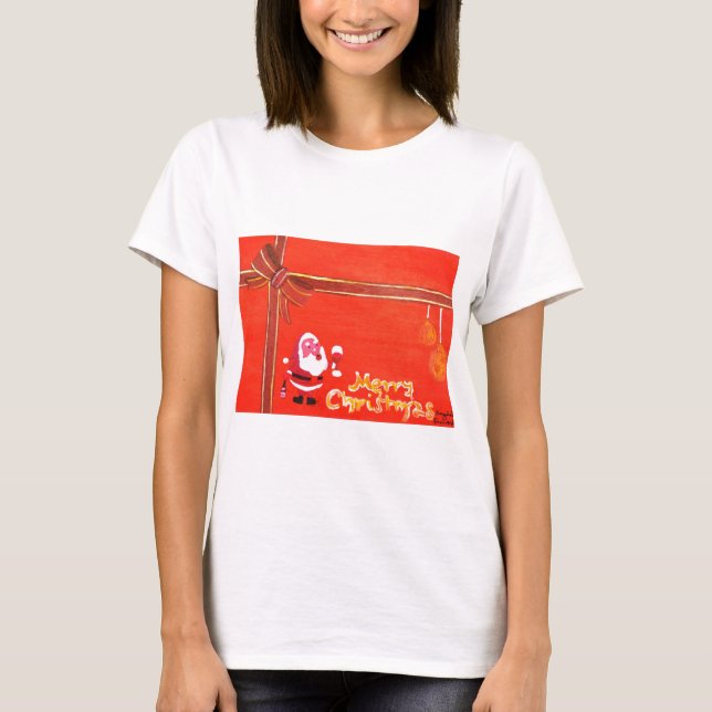 God jul Jultomten T Shirt (Framsida)