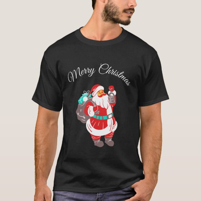 God jul Jultomten T Shirt (Framsida)