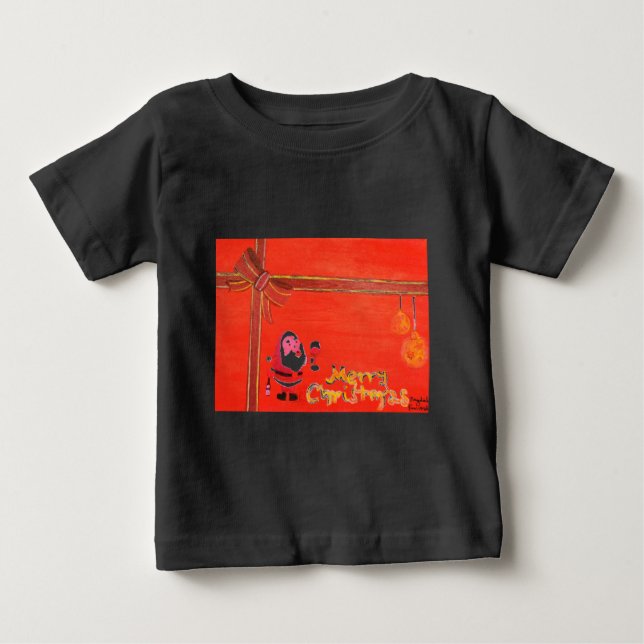 God jul Jultomten Tee Shirt (Framsida)