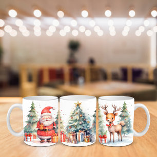 God jul, Jultomten Två-Tonad Mugg
