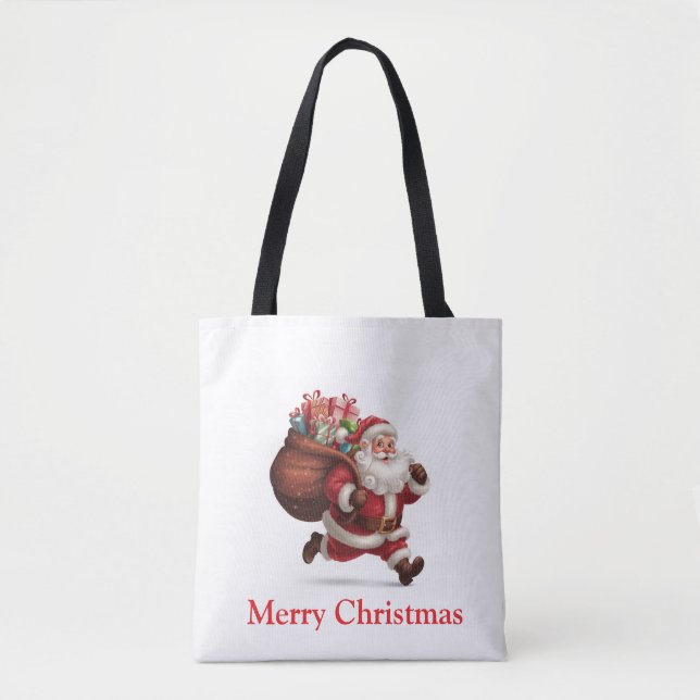 God jul Jultomten Tygkasse (Framsida)