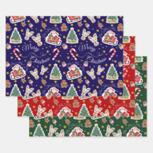 God jul Jultomten Wrapping Papper