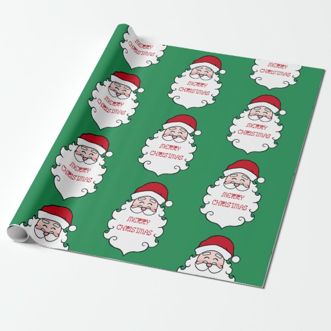God jul Jultomten Wrapping Papper Presentpapper (Utrullad)