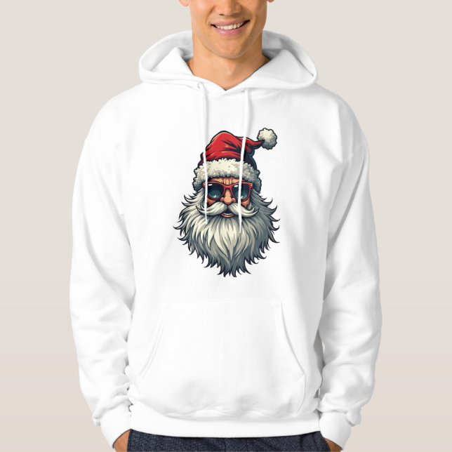 God jul, jultomtens Sweatshirts Hoodie (Framsida)
