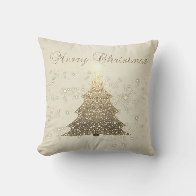God Jul,Jultre,Sparklar Kudde (Framsida)