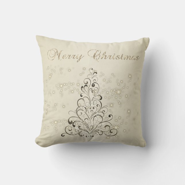 God Jul,Jultre,Sparklar Kudde (Framsida)