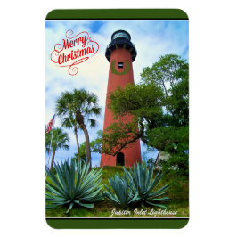 God jul Jupiter Inlet Lighthouse Florida Magnet