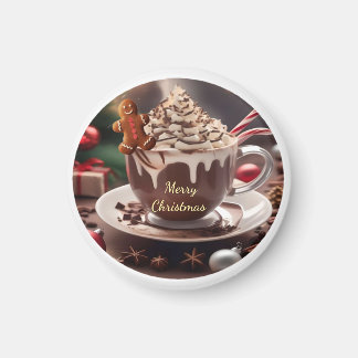God Jul Kaffe med Pepparkaks Magnet