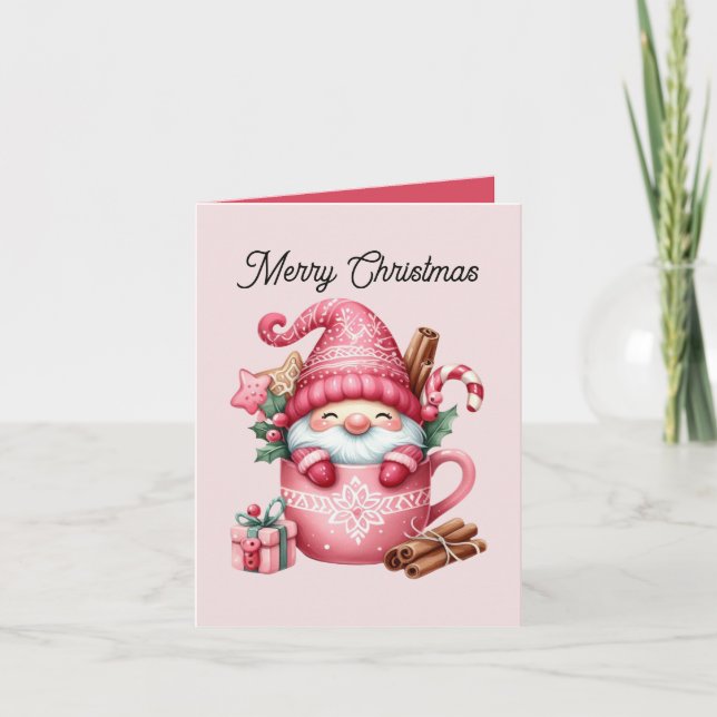 God Jul kakao tomte lägg till meddelande (Framsida)