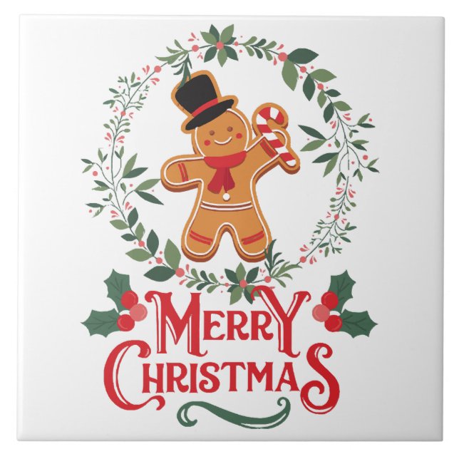 God Jul Kakelplatta (Framsidan)