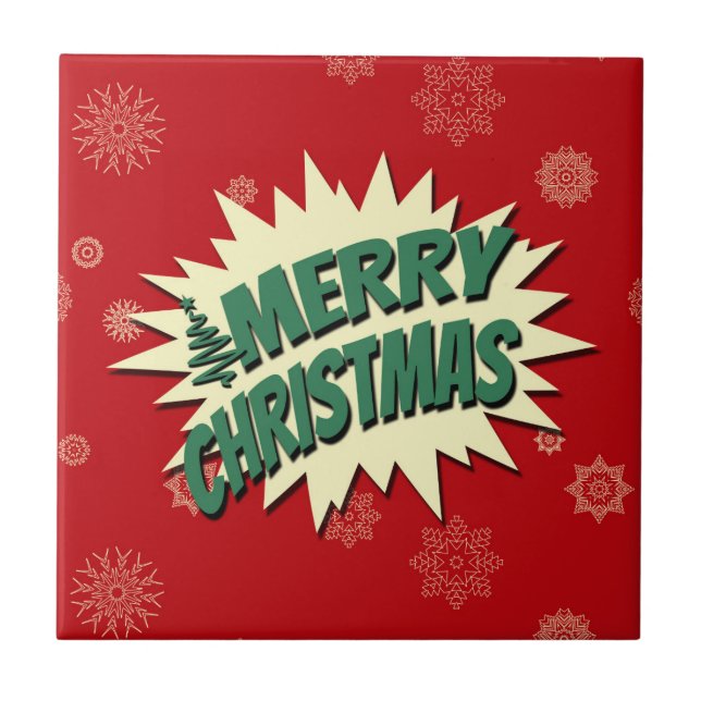God jul kakelplatta (Framsidan)