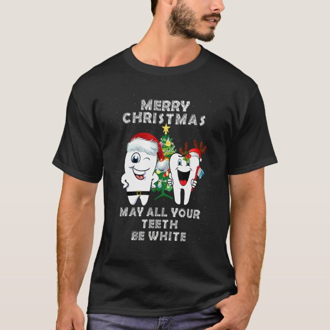 God jul kan vara en vit denta t shirt (Framsida)