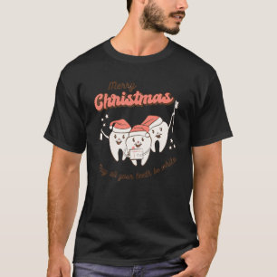 God jul kan vara en vit tandtand t shirt