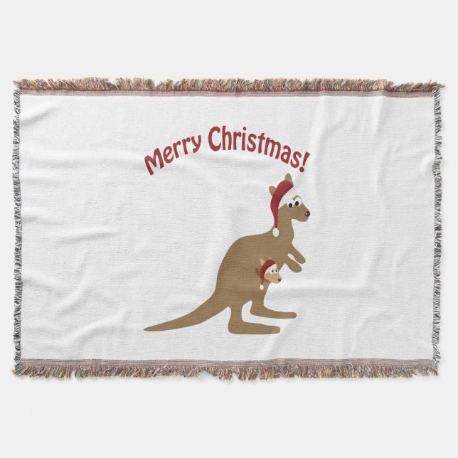 God jul Kangaros Filt (Framsidan)