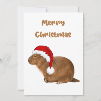 God Jul Kapybara Inbjudningar