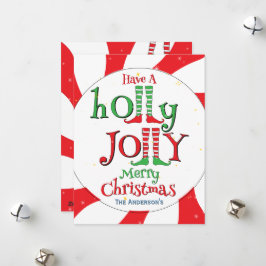 God Jul Karamellpepparvirvelgran Glädjerik Jul Julkort