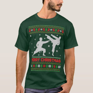 God jul Karate Julafton Ugly Santa 1 T Shirt
