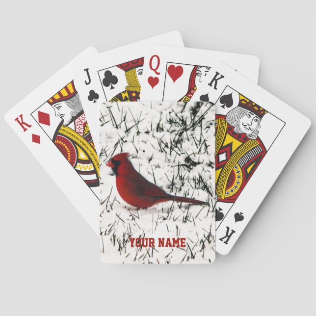 God jul Kardinal  Casinokort (Baksidan)