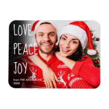 God jul, Kärlek Peace Joy Modern Photo Helgdag