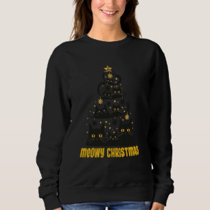 God jul Katt Kattmas Söt Kattunge Katter Tomte T Shirt